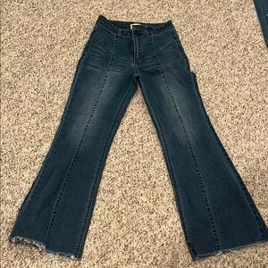 Habitual Blue Flare Wide Leg Jeans
